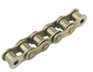 chaine à rouleaux nickelée